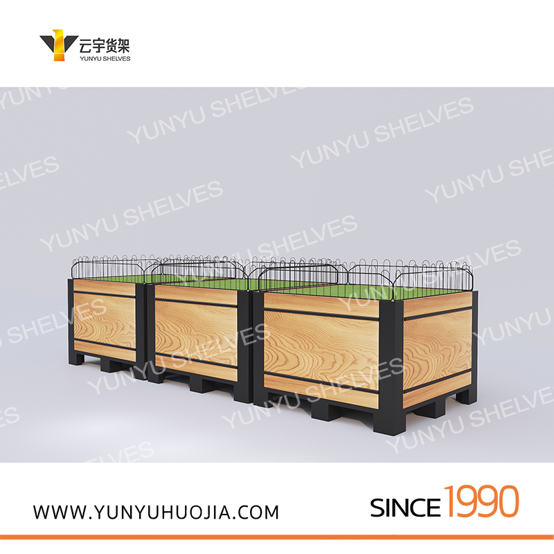 YYD-336 新款鋼木蔬果堆頭架