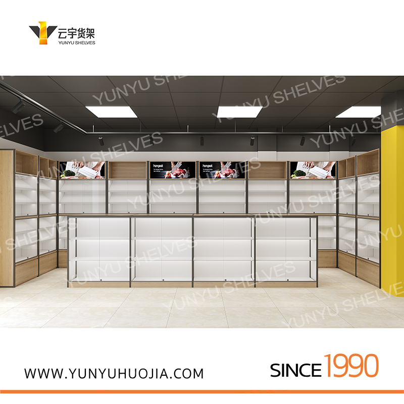 YYA7-027 特做木紋超市架