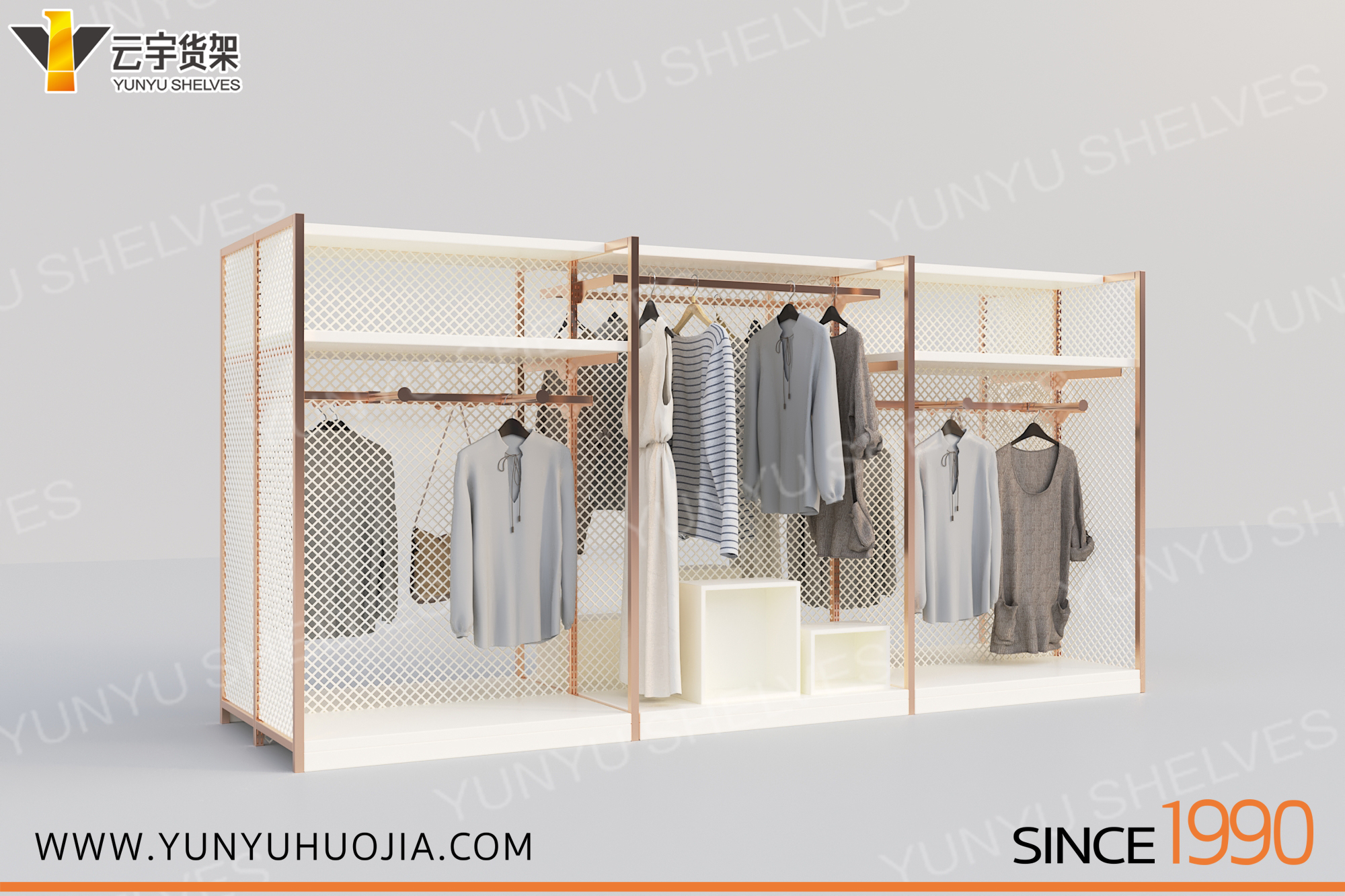 YYE-207 精品服裝展示架