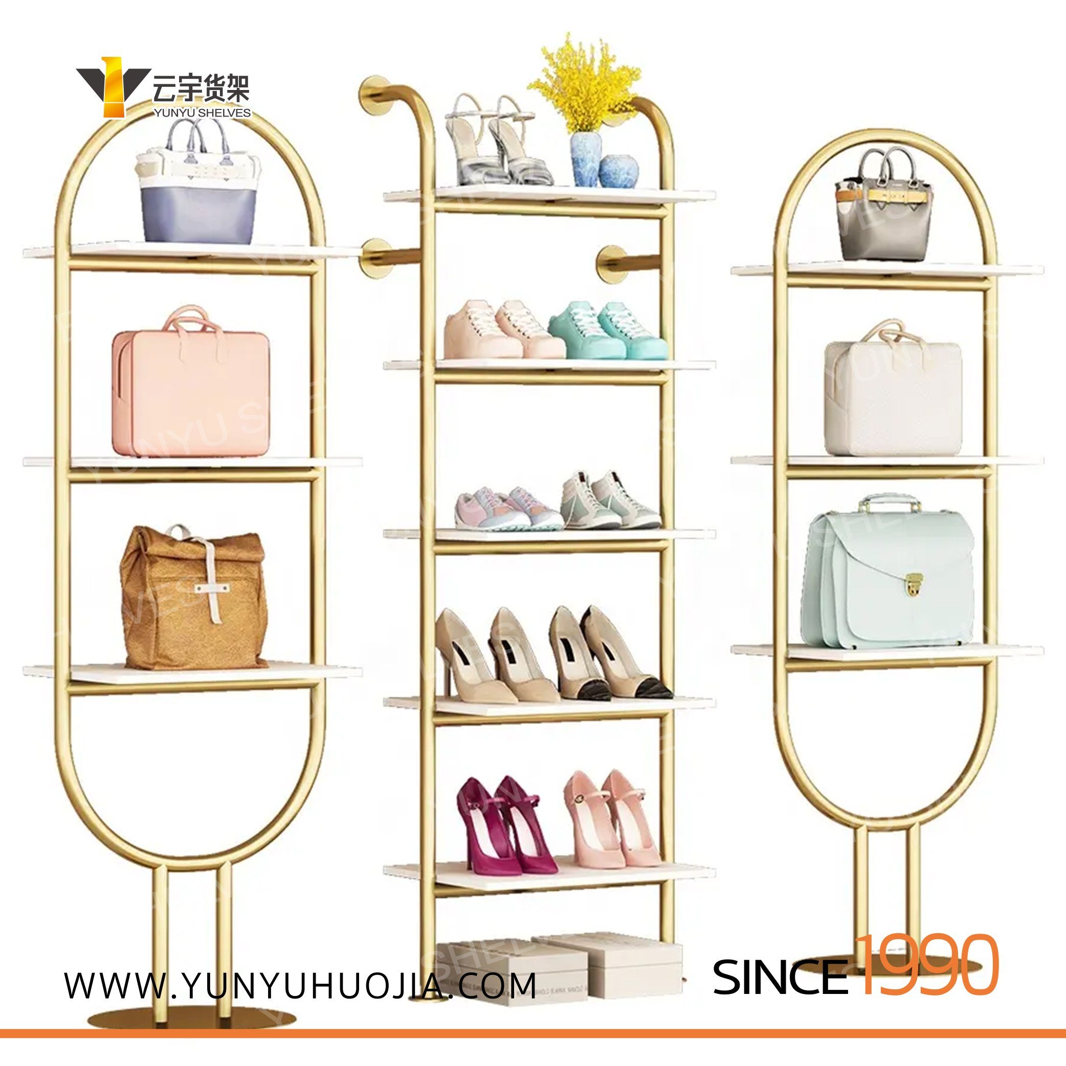 YYE-213 特做精品鞋包展架