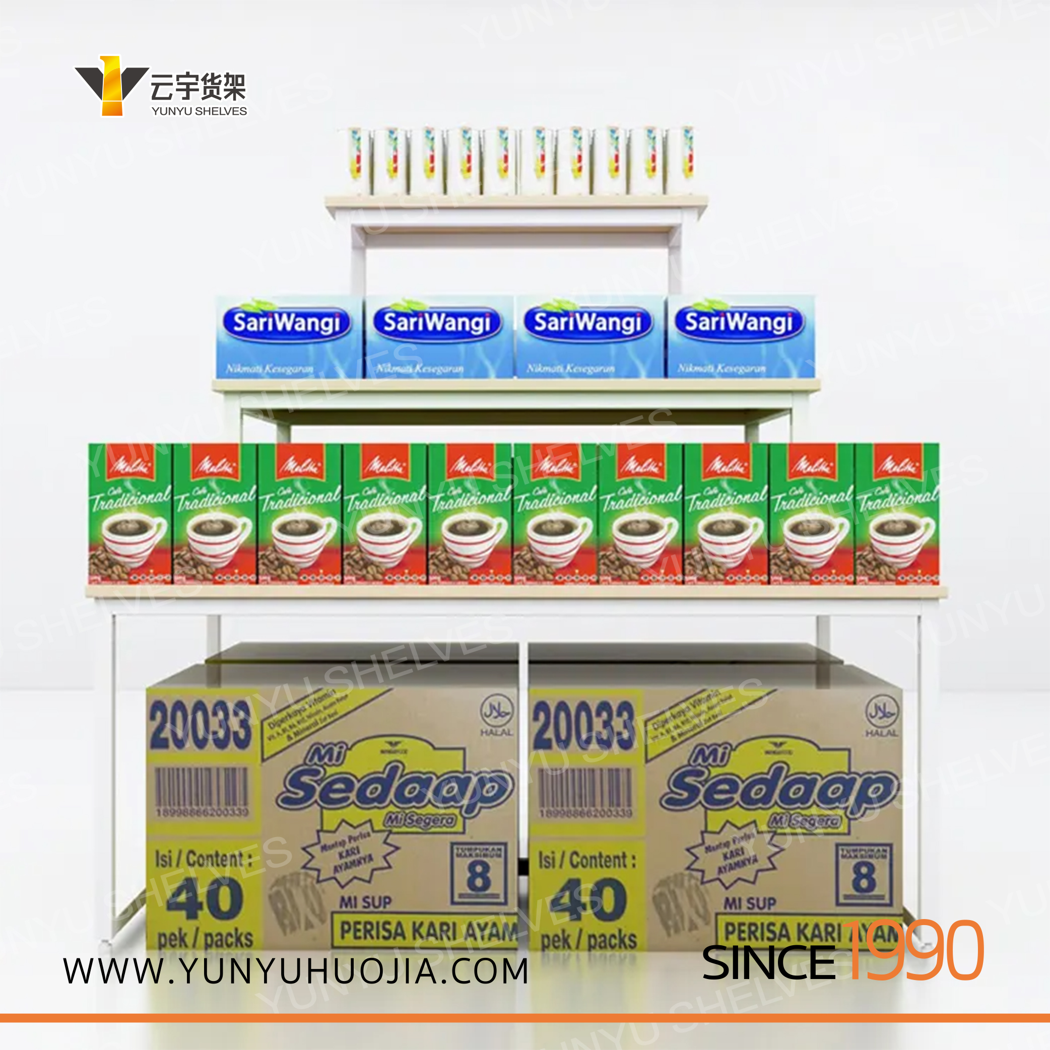 YYD-123 簡(jiǎn)約超市多層堆頭架