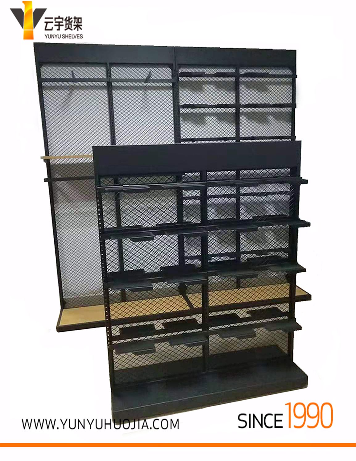 YYC-006 雙面背網(wǎng)式體育運(yùn)動(dòng)設(shè)備展示架