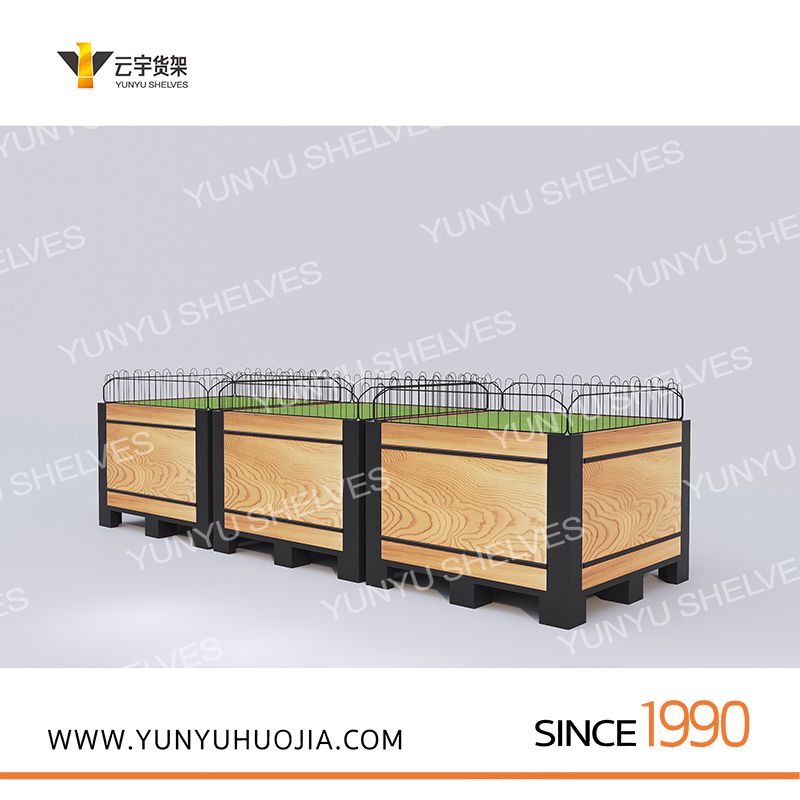 YYD-336 新款鋼木蔬果堆頭架
